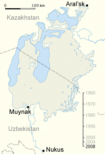 aral sea mapa Aral the dying sea