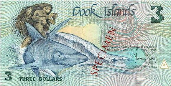 4 Cook Islands Cook Island Dollars Some of the best looking monets in the world